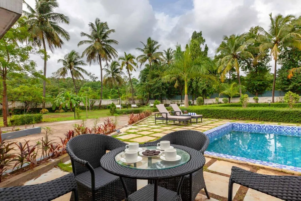 Image 3 of Grey Mosaics by StayVista – Mountain-view villa in Vasai with Pool, Spacious lawn & Terrace