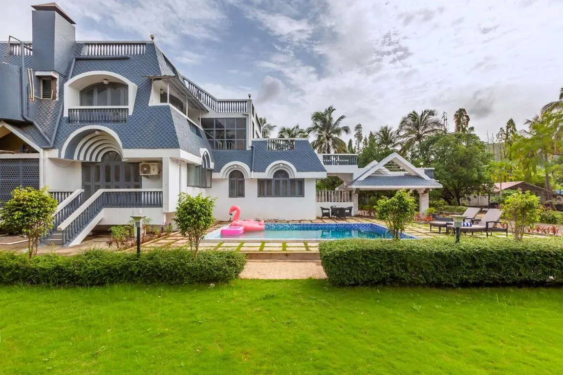 Image of Grey Mosaics by StayVista – Mountain-view villa in Vasai with Pool, Spacious lawn & Terrace