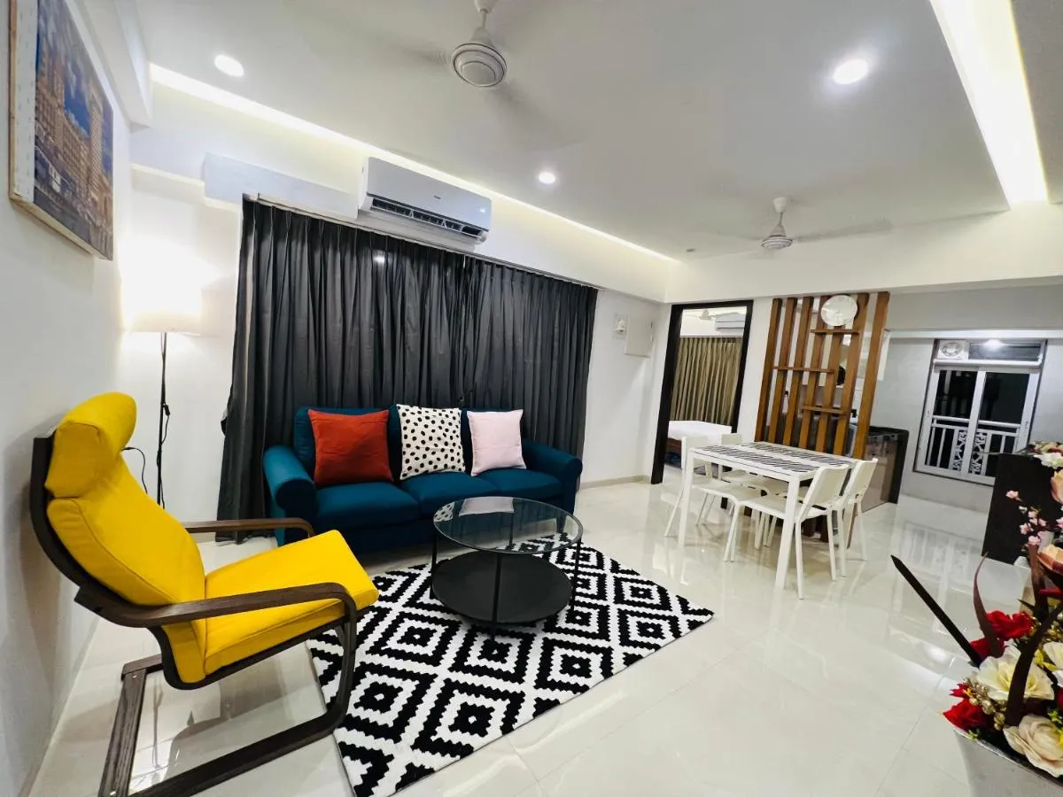 Image 3 of 2BR Mumbai theme service apartment for staycation by FLORA STAYS