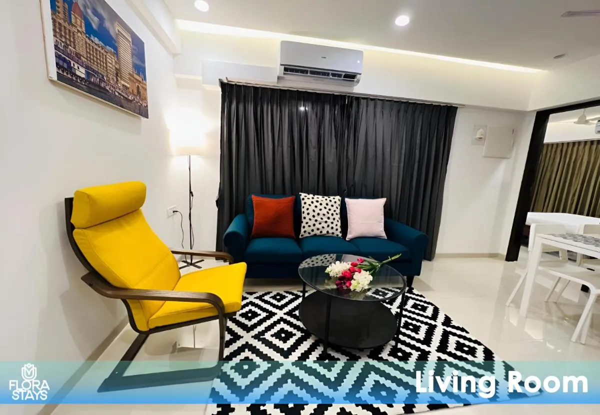 Image 1 of 2BR Mumbai theme service apartment for staycation by FLORA STAYS
